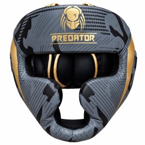 CASCO DE BOX MODELO PREDATOR TALL L COLOR PLOMO