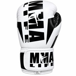 GUANTES DE BOX MMA LIFE 12 OZ COLOR BLANCO
