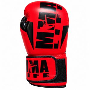GUANTES DE BOX MMA LIFE 12 OZ COLOR ROJO