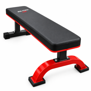 BANCA PLANA IMPORTADA CON LOGO REAL FITNESS PERU